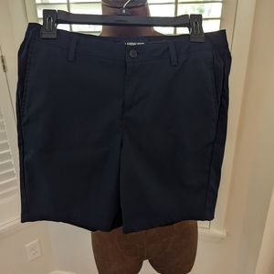 Lands End Girls size 16 navy uniform shorts